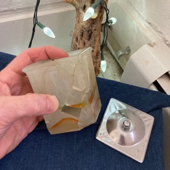 Vintage Smoking Stand with Light-up Base - Picture 9 of 9